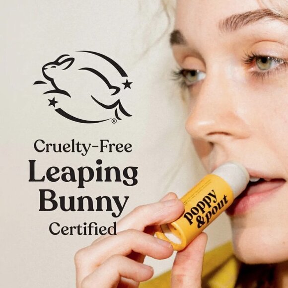 POMEGRANATE PEACH POPPY & POUT LIP BALM - Picture 6 of 7